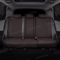 Чехлы Автопилот Экокожа Ромб на Mitsubishi Grandis 2003-2009 г.в.