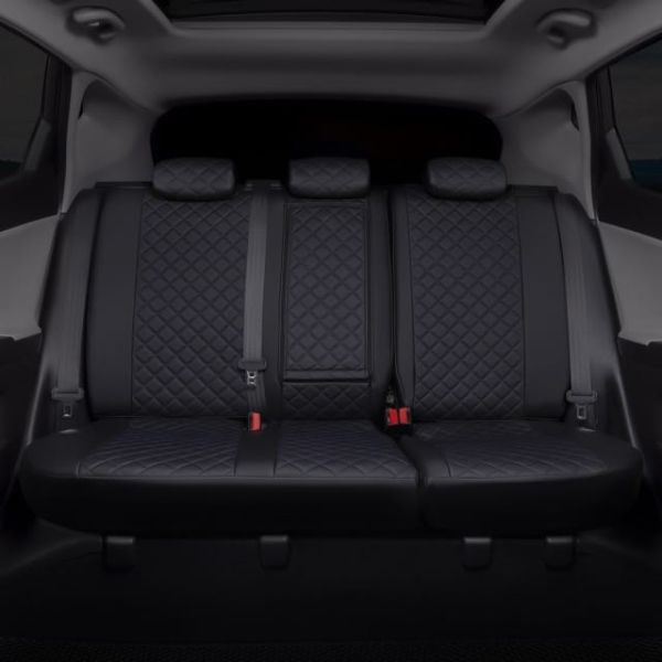 Чехлы Автопилот Экокожа Ромб на Mitsubishi Grandis 2003-2009 г.в.