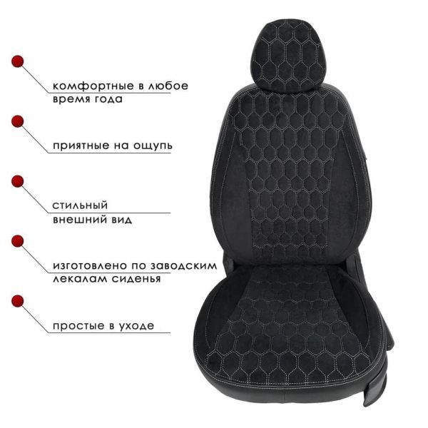 Чехлы Велюр на Geely Coolray (2020+) Чехлы Велюр на Geely Coolray (2020+)