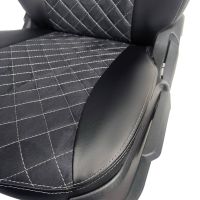 Чехлы Алькантара на Mitsubishi Outlander 3 с 2012+