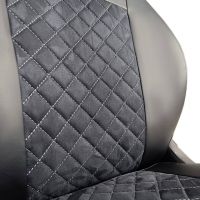 Чехлы Алькантара на Mitsubishi Outlander 3 с 2012+