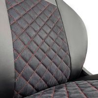 Чехлы Алькантара на Mitsubishi Outlander 3 с 2012+