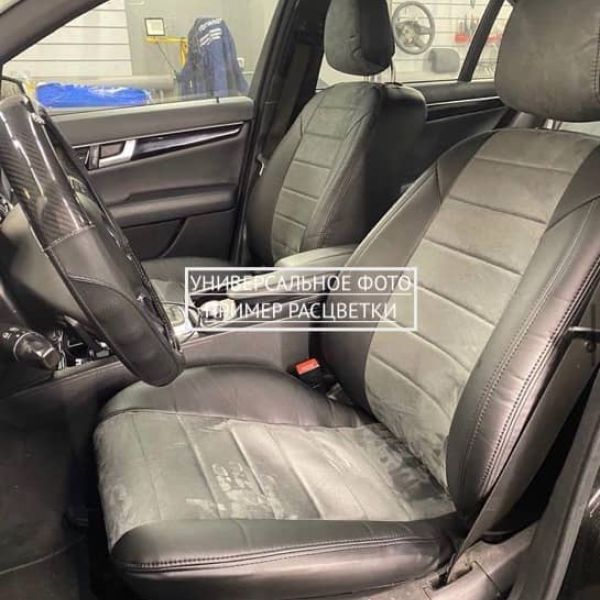 Чехлы Автопилот Алькантара на Mitsubishi Grandis 2003-2009 г.в.