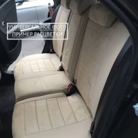 Чехлы Автопилот Алькантара на Mitsubishi Grandis 2003-2009 г.в.