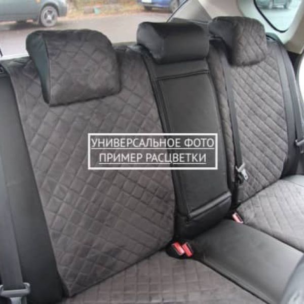 Чехлы Автопилот Алькантара Ромб на Москвич 3 (2022+)