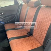 Чехлы Автопилот Алькантара Ромб на Москвич 3 (2022+)