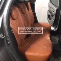 Чехлы Автопилот Алькантара Ромб на Москвич 3 (2022+)