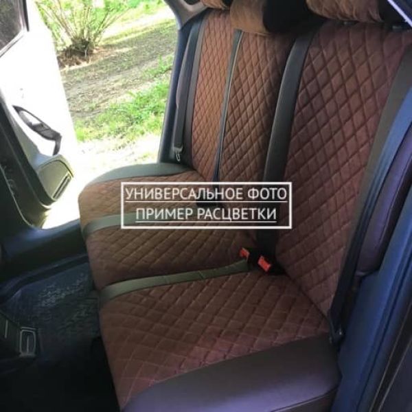 Чехлы Автопилот Алькантара Ромб на Москвич 3 (2022+)