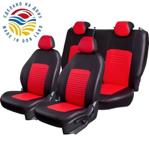 Чехлы Экокожа Турин Классик на Datsun mi-Do (2014+)